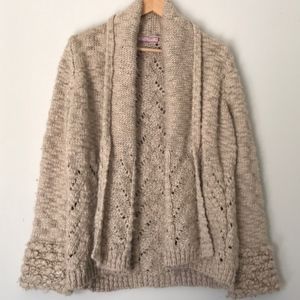 Calypso St. Barth Camel Wool Cardigan